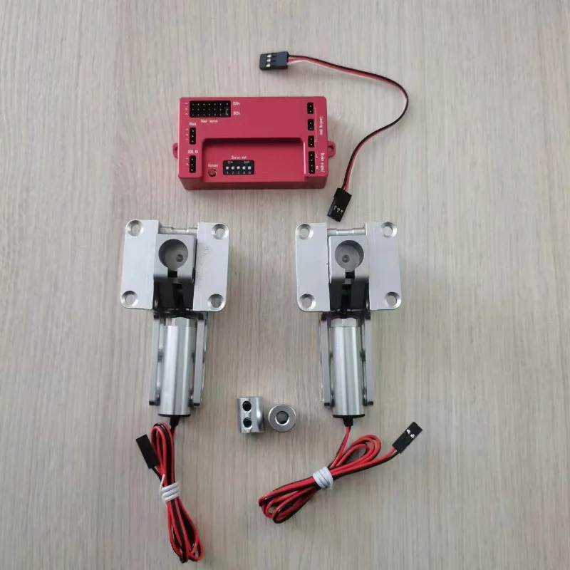 Metal landing gear, model aircraft retractable landing gear, controller, set