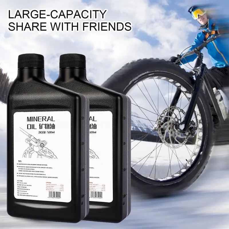 Hydraulic Mineral Oil 500ml Bicycle Brake Oil Liquid Hydraulic Disc Brake Oil Road Bicycle Brake Caliper Lube Brake Fluid