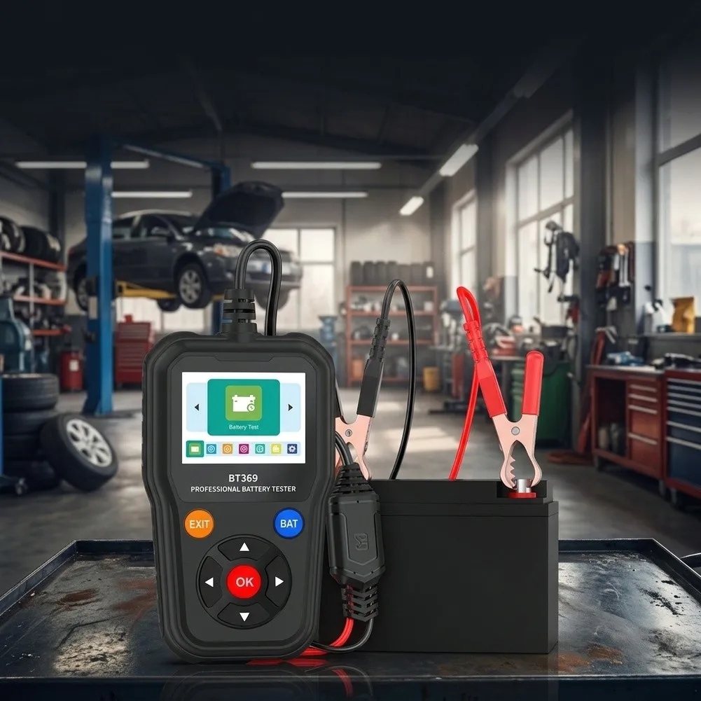 12V 24V For Battery Diagnostic Tool for Cars Trucks with Voltage Monitoring Internal Resistance and Load Testing