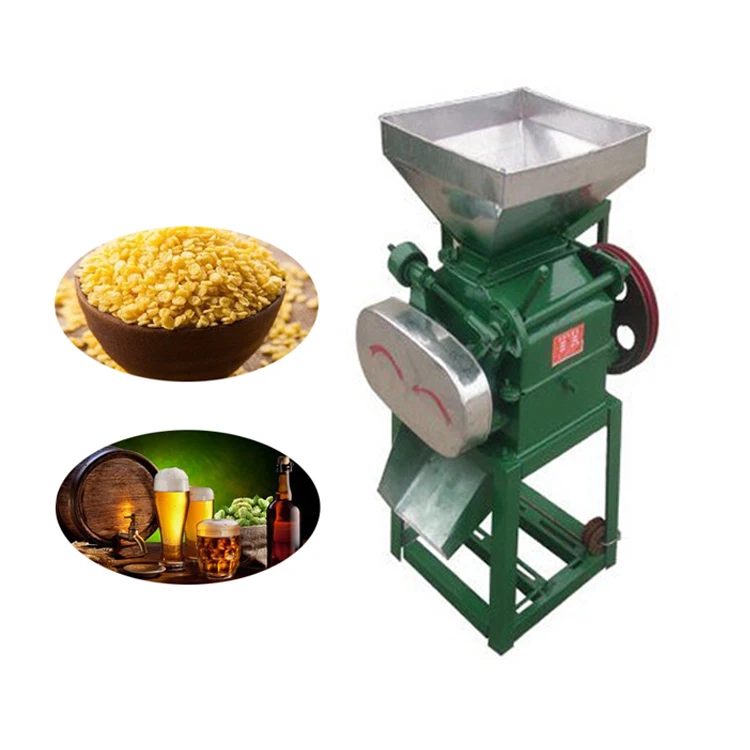 200-1000kg Beer Grain Crusher Barley Flatting Roller Malt Mill