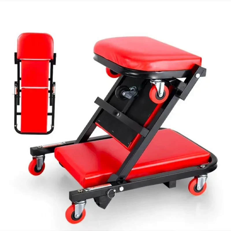 

Folding car repair workbench, dual-purpose for lying and sitting, suitable for auto maintenance and hardware repair