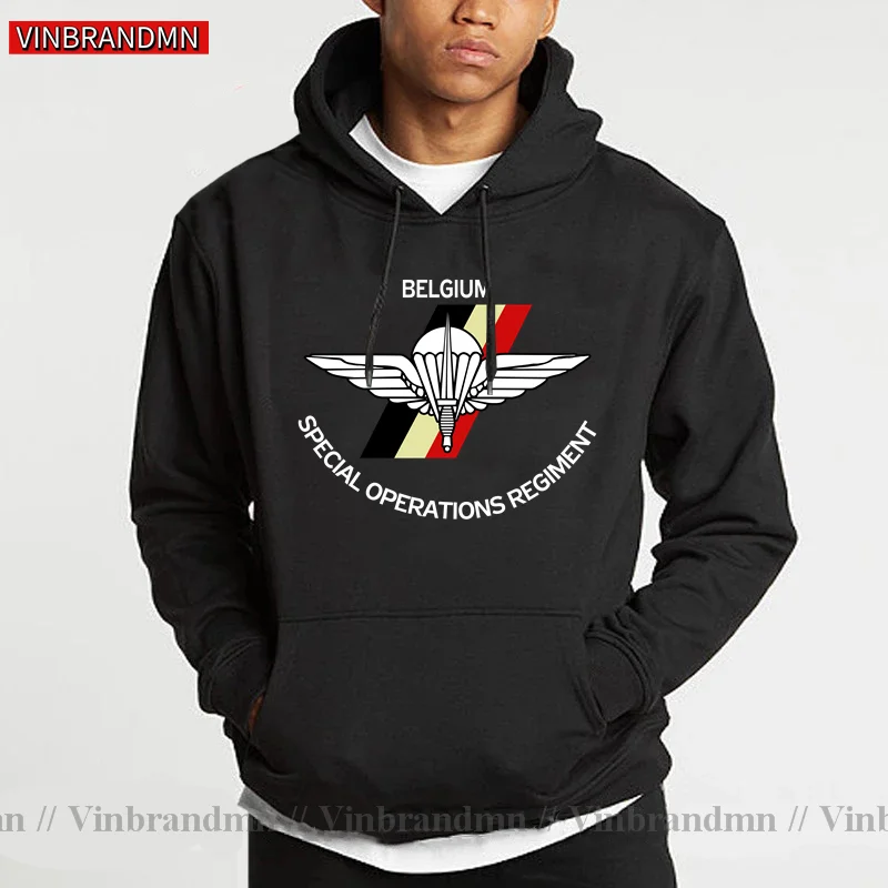 New Cool Classic Hoody Belgium Special Forces Special Operations Regiment Hoodies Men Fashion 100% Cotton Sweatshirt