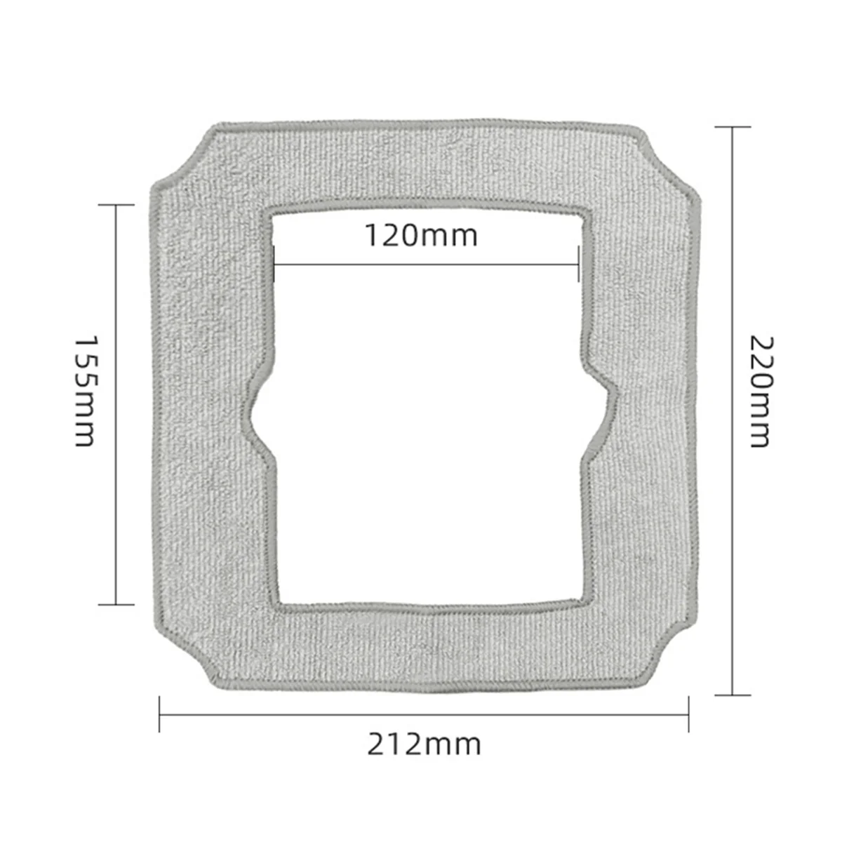 

A349P 10PCS Washable Mop Cloths Cleaning Rag for Mini Window Vacuum Cleaner Robot Replacement Accessories