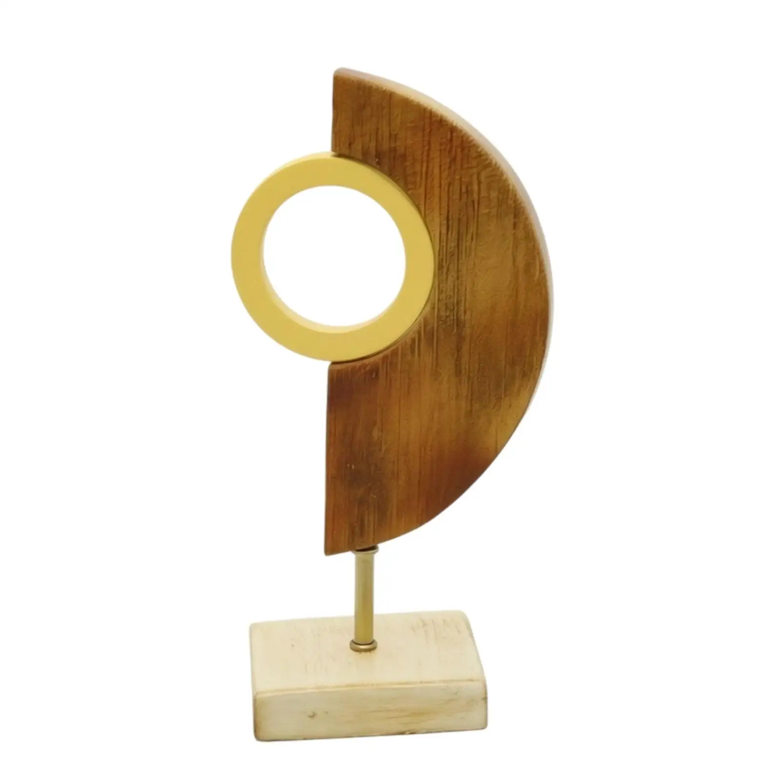 decorazione-da-tavolo-geometrica-in-tono-oro-con-base-in-legno