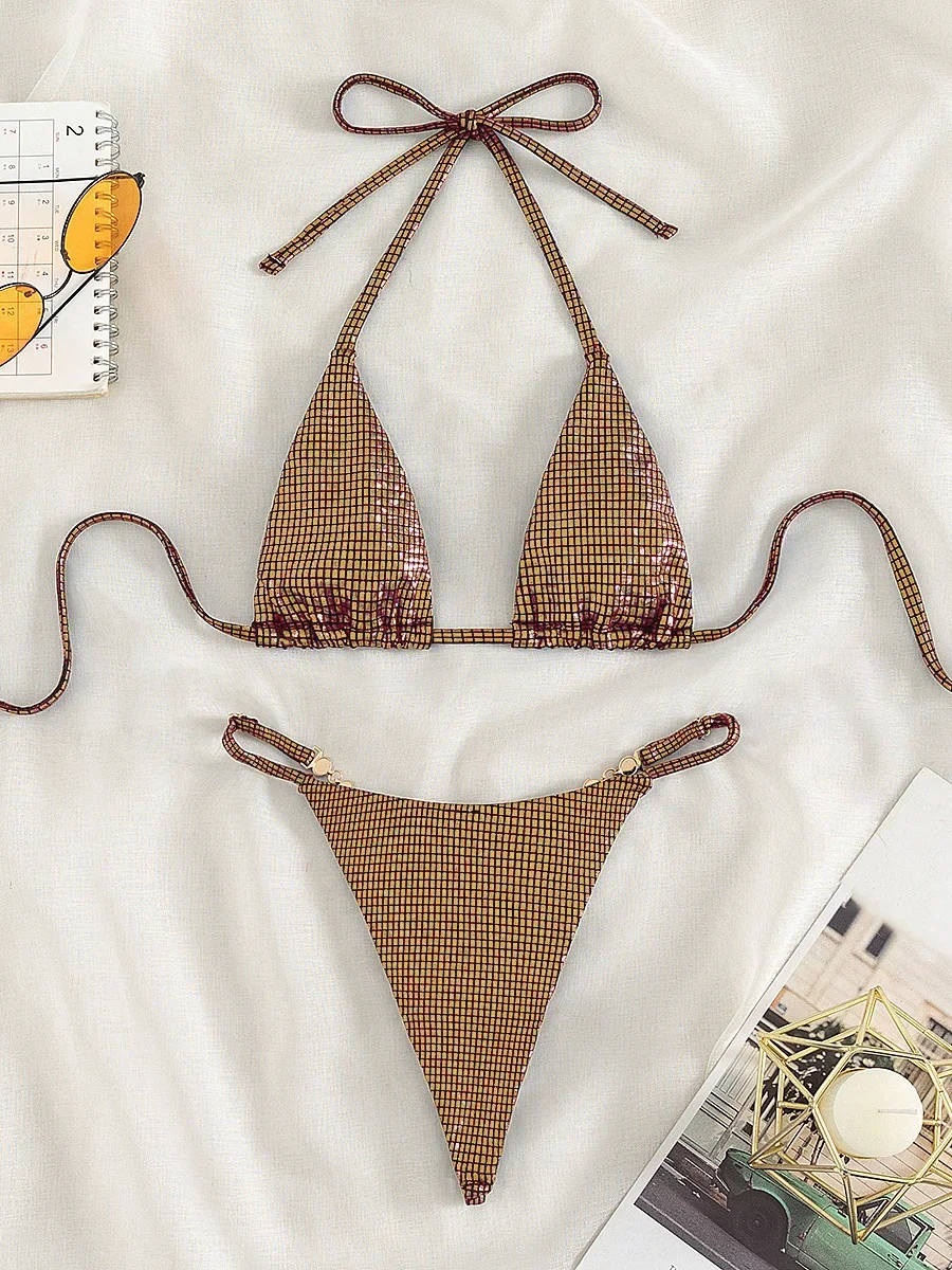 Sexy Extreme Mini Micro Thong Bikini 2025 Diamond Bikinis Female ...