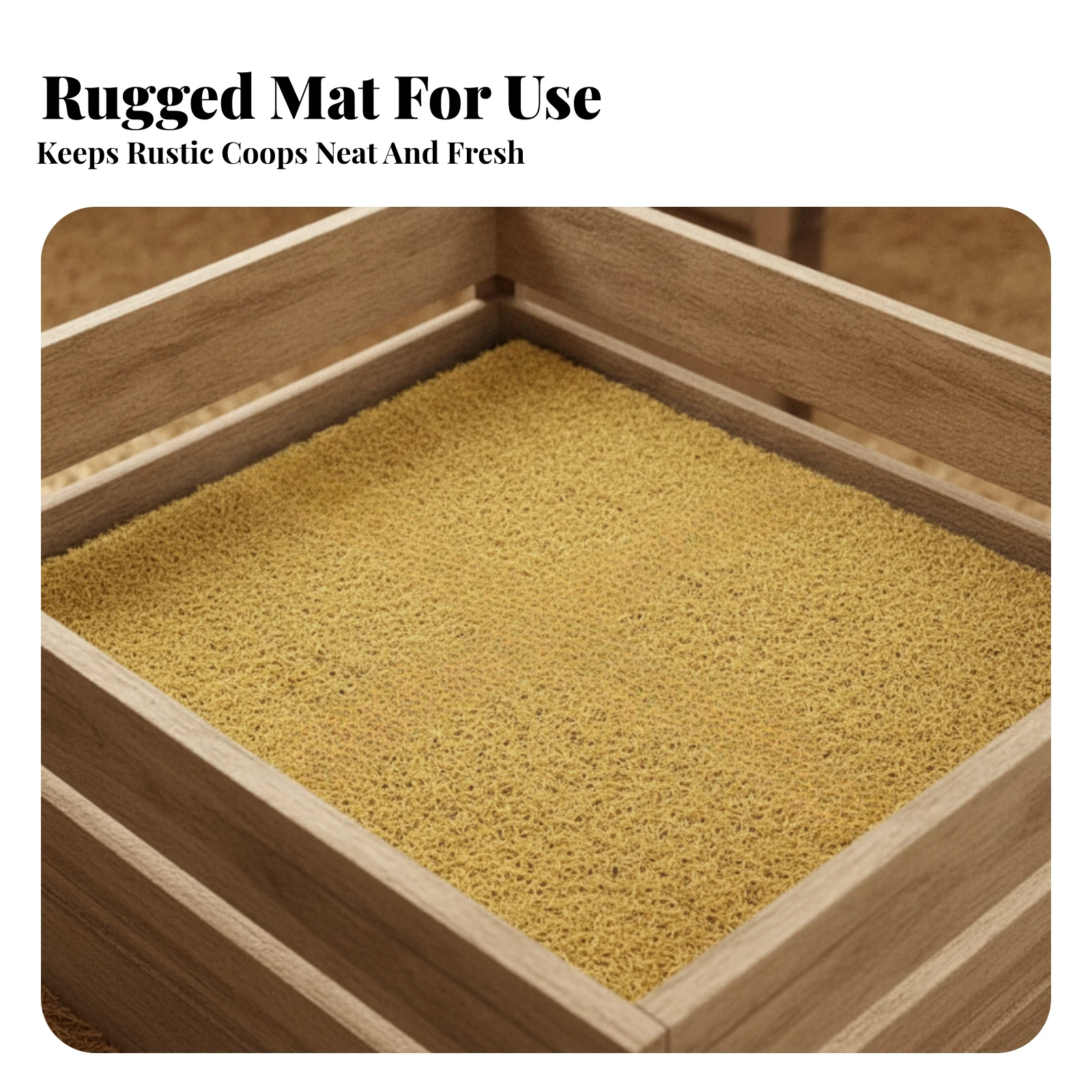 6 Pieces Artificial Grass Nesting Pad Reusable Artificial Grass Nesting Mat Chicken Laying Pad Thick Laying Turf Mat Cuttable