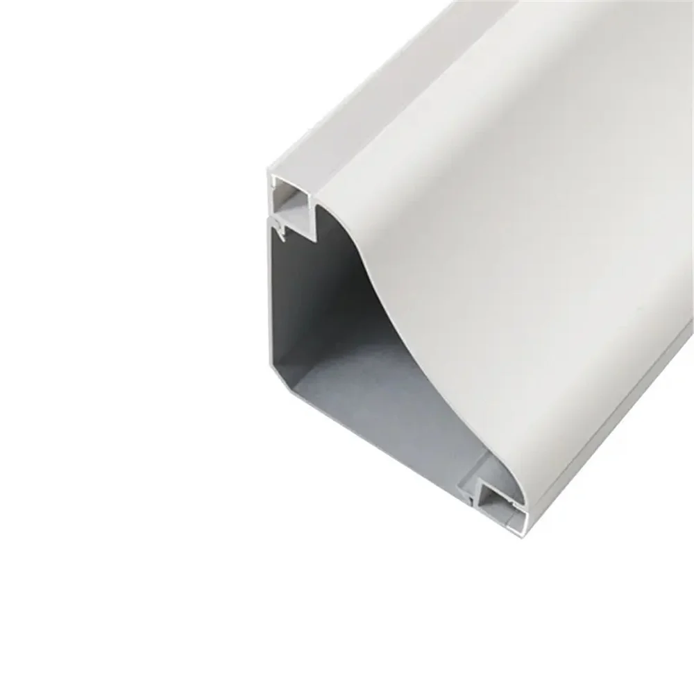 1m/pcs Angle  Aluminum diffuser extruded channel profile without ceiling LED linear aluminum profiles light