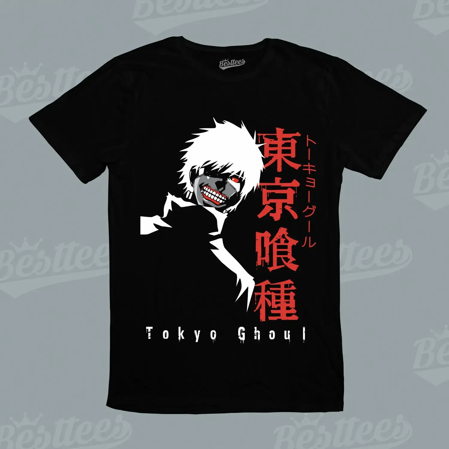 Tokyo Ghoul Dark Fantasy Anime Manga Supernatural Ken Kaneki Graphic T-Shirt