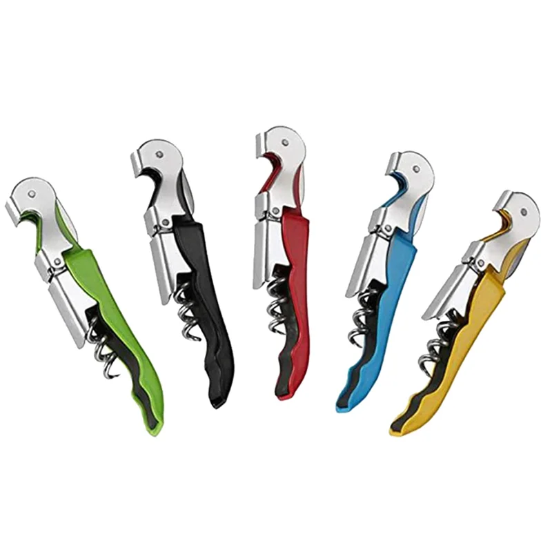 MOPHE-10 Pack Corkscrew Heavy Duty Wine Opener Set With Foil Cutter And Bottle Opener Wine Key For Waiters,Home