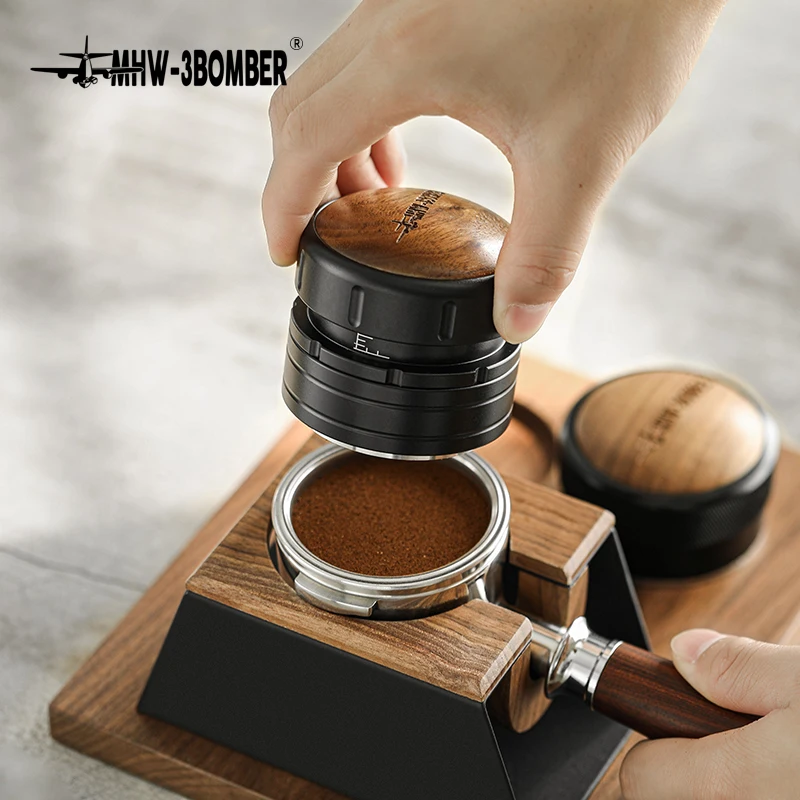 

MHW-3BOMBER Universal Coffee Tamper Cafe Accessories Barista Tools Coffee Distributor Espresso Maker Powder Hammer Tampers