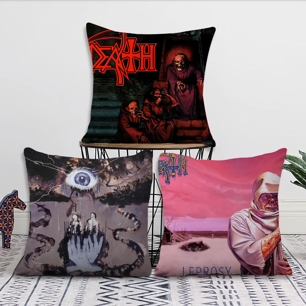 Angles Old D-Deaths Mental Rock Band B Pillow Case Home Sofa living Room Office Shop Cover Comfort Decoration Nordic Simplicity