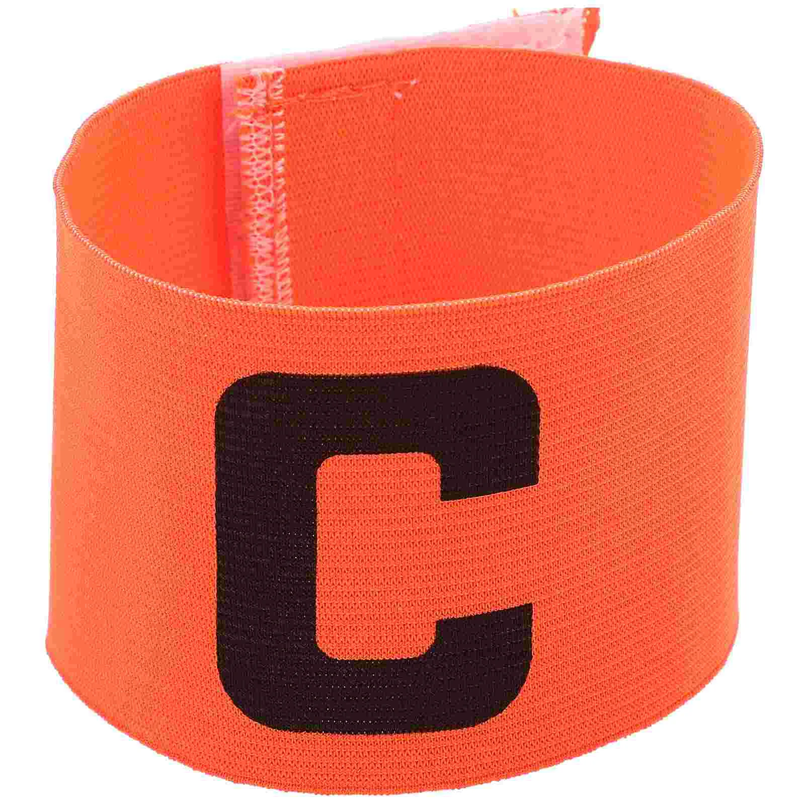 

1pc Soccer Captain Arm Band Adjustable C Armband Football Captain Arm Band (Random Color) Captain Armband