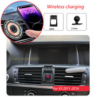 For BMW F25 X3 2011-2016 15W Car Wireless Charger Phone Holder Rotatable Magnetic Bracket Fast Charging Accessories