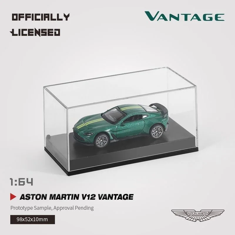 1:64 Aston Martin V12, Maserati GT2, Lamborghini Sian, modelauto van gegoten metaal, met afneembaar chassis, realistisch modelauto voor verzamelaars.