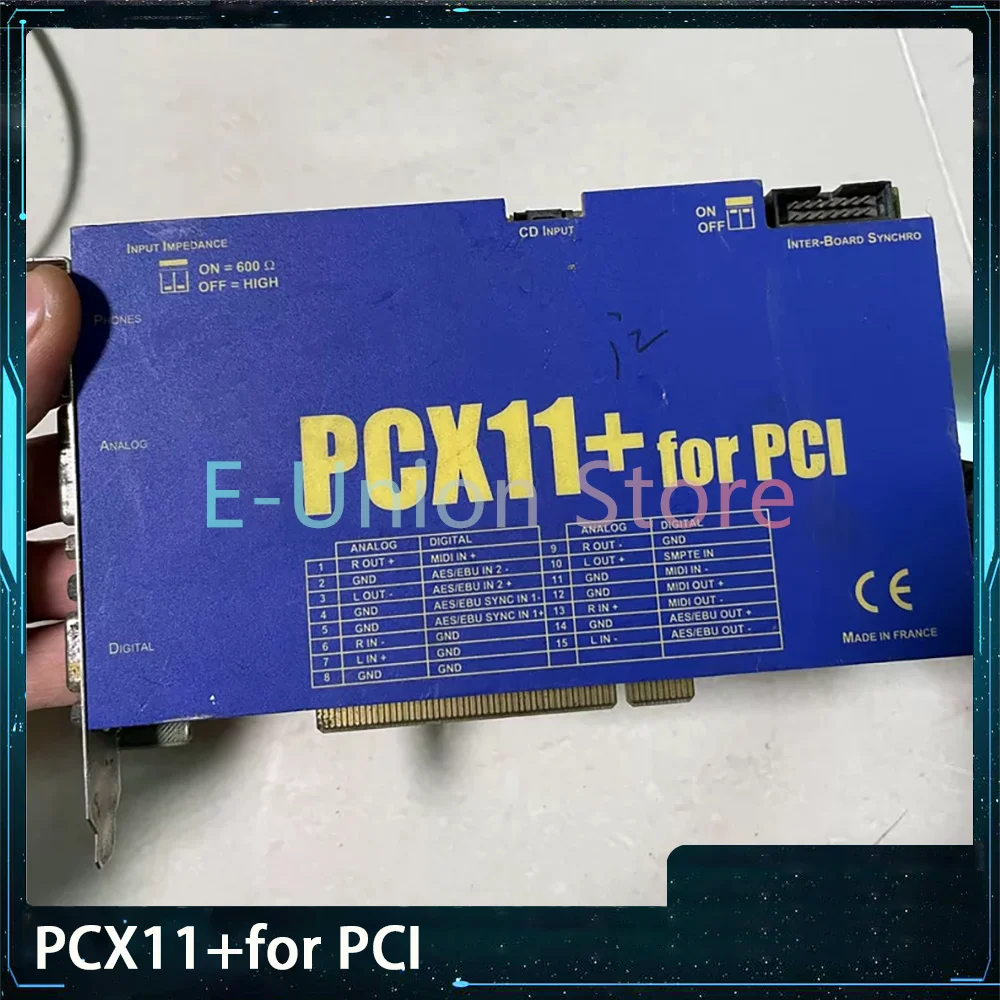 PCX11+for PCI Sound Card PCI Interface Supports Both Analog And Digital Interfaces