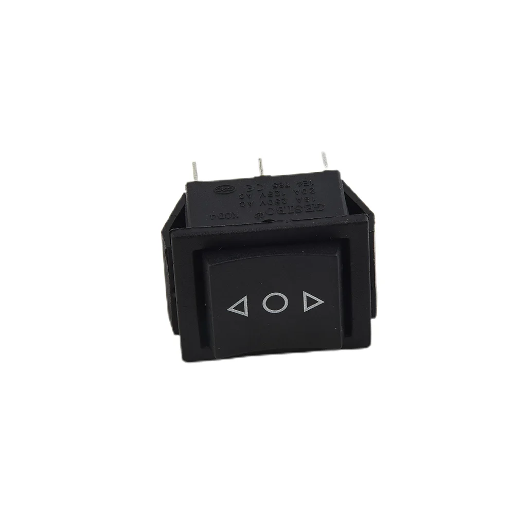 DPDT Black Rocker Switch Power Switch 3 Position 6 Pins The Arrow Is Reset 16A 250VAC/ 20A 125VAC Switch For Car Ship Motorcycle