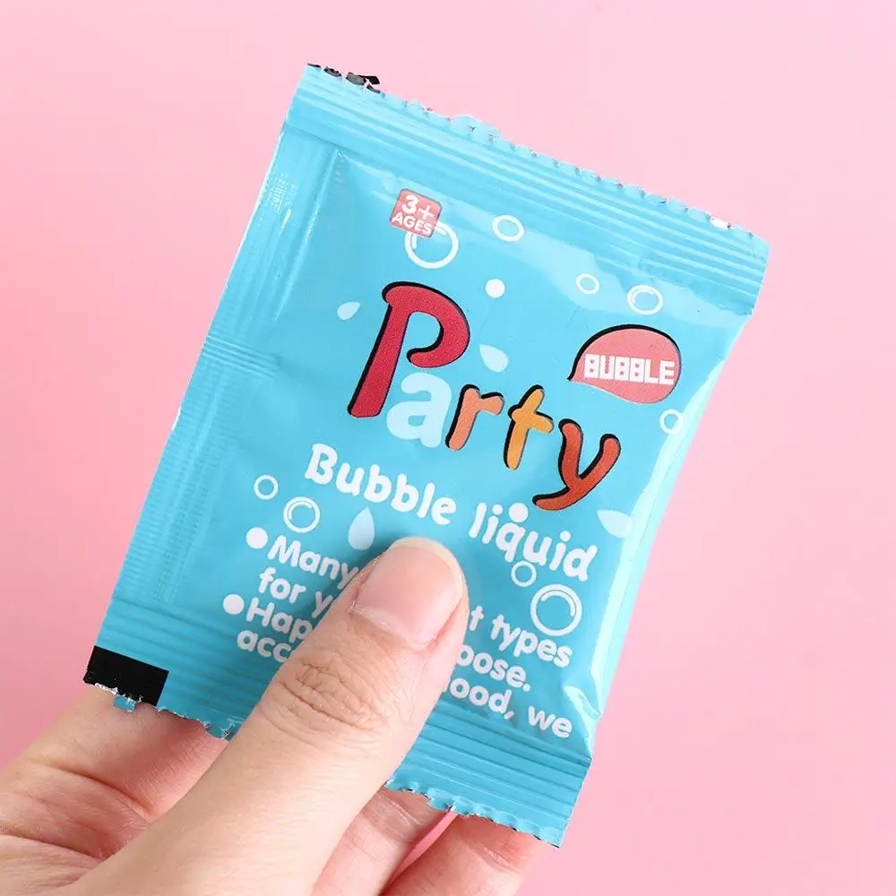 5PCS 10ML Soap Water Bubble Machine Parts Just Add Water Concentrate Bubble Liquid Liquid Soap Refill Solution
