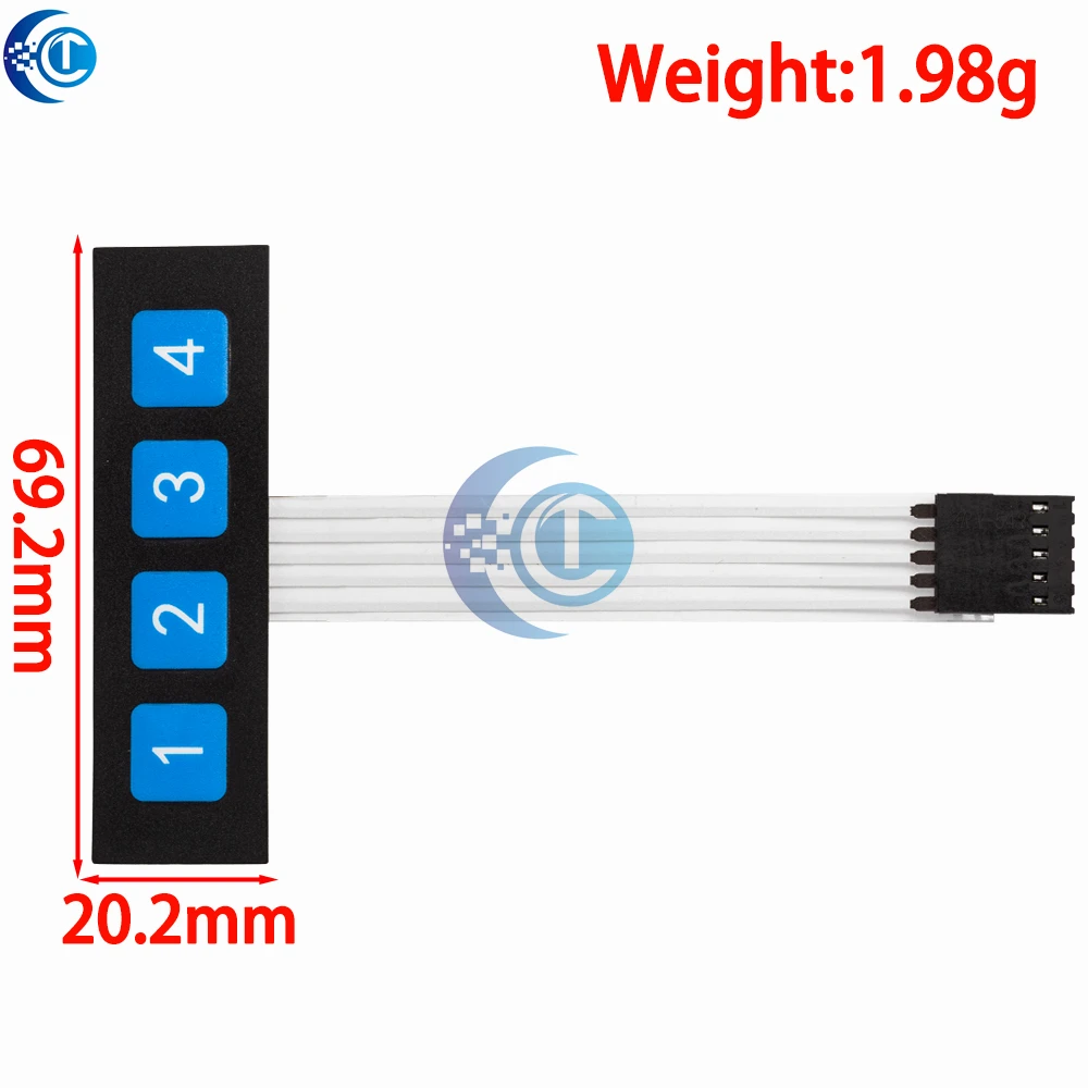 1 x 4 3X4 4*4 Matrix Array Matrix keyboard 4 12 16 20 Key 1x4 3x4 4x4 4*5 Membrane Switch Keypad for arduino smart car