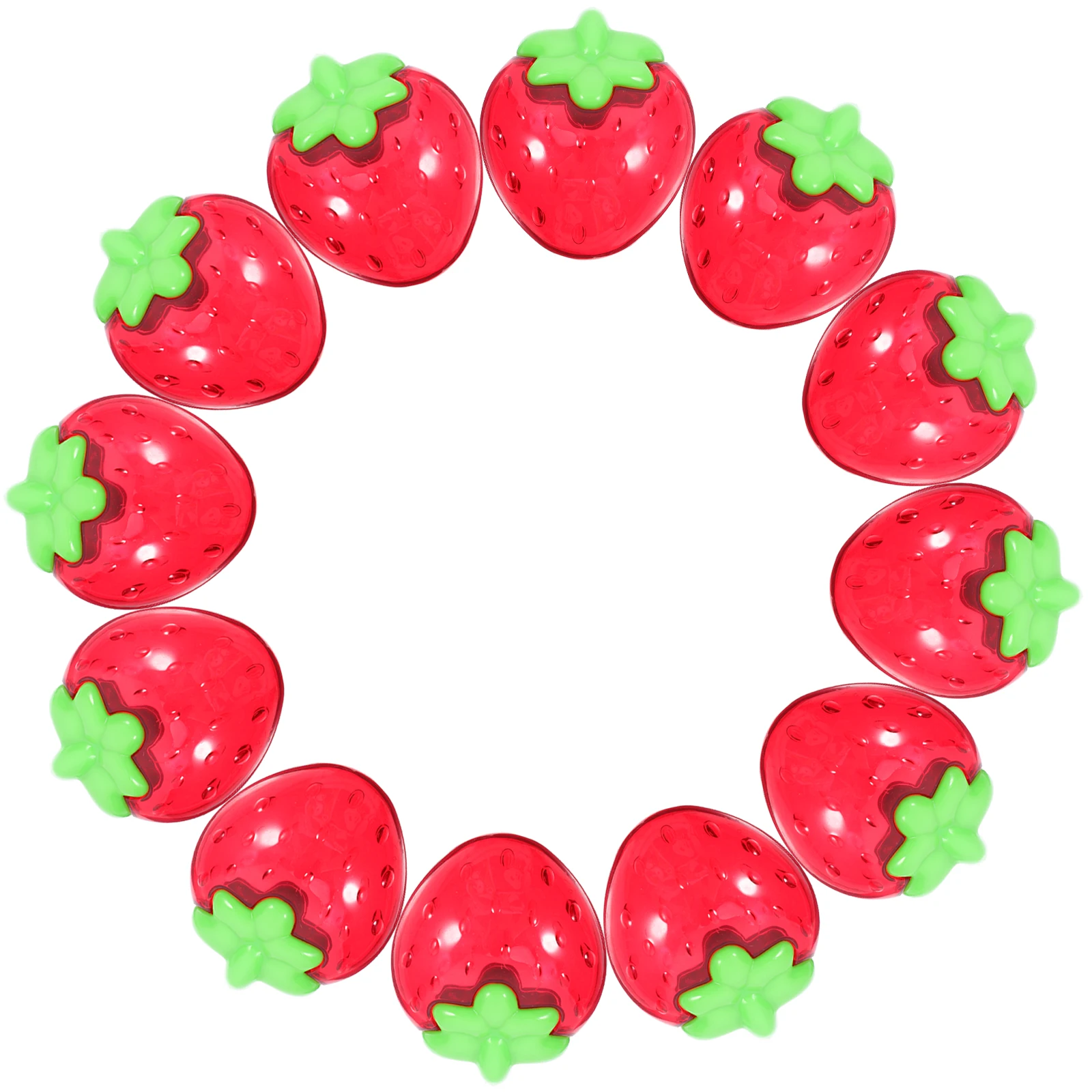 

12 Pcs Strawberry Candy Box Red Packaging Fruit Shaped Storage Boxes Sturdy Lightweight Party Favor Containers Sweets Box