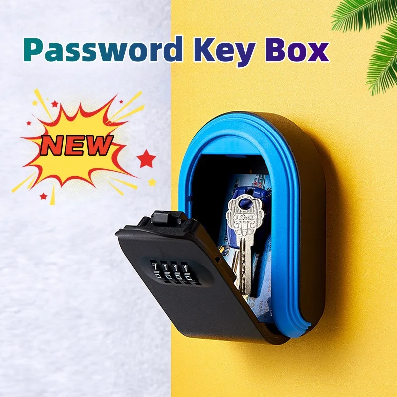 

1PCS Password Lock Key Box Lock Construction Site Decoration Door Key Storage Password Box Construction Site Cat Eye Box