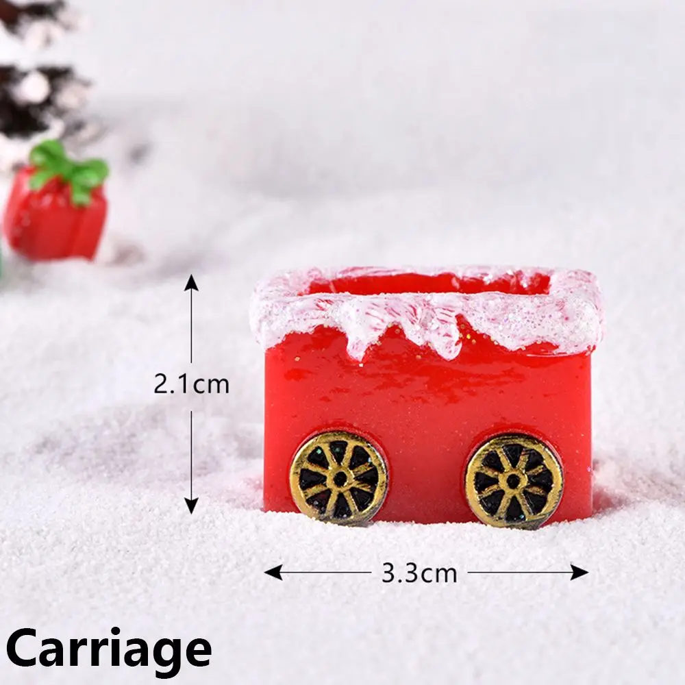 1PC Resin Home Decor Micro Landscape Fairy Garden Christmas Decorations Mini Santa Claus Xmas Ornament Snowman Figurine