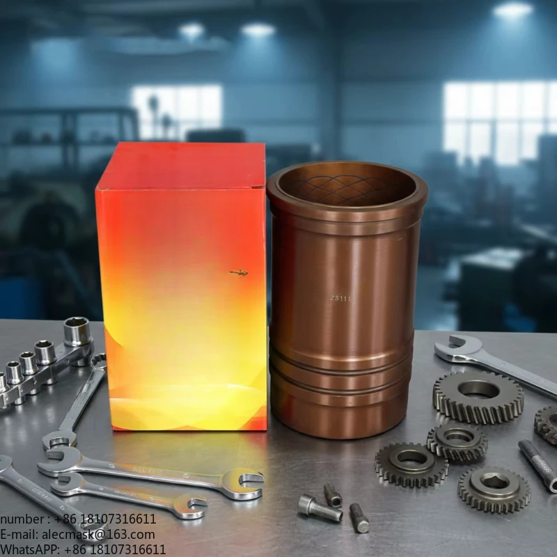 SH190 SH195 ZS1100 ZS1125 R180 diesel engine parts cylinder liner