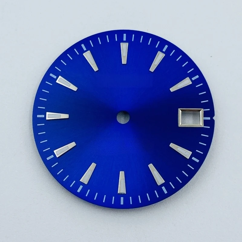 New for NH35 Dial 28.5MM Can Dial Green Luminous Mechanical Watch Modification for NH36 Literal Watch Accessories