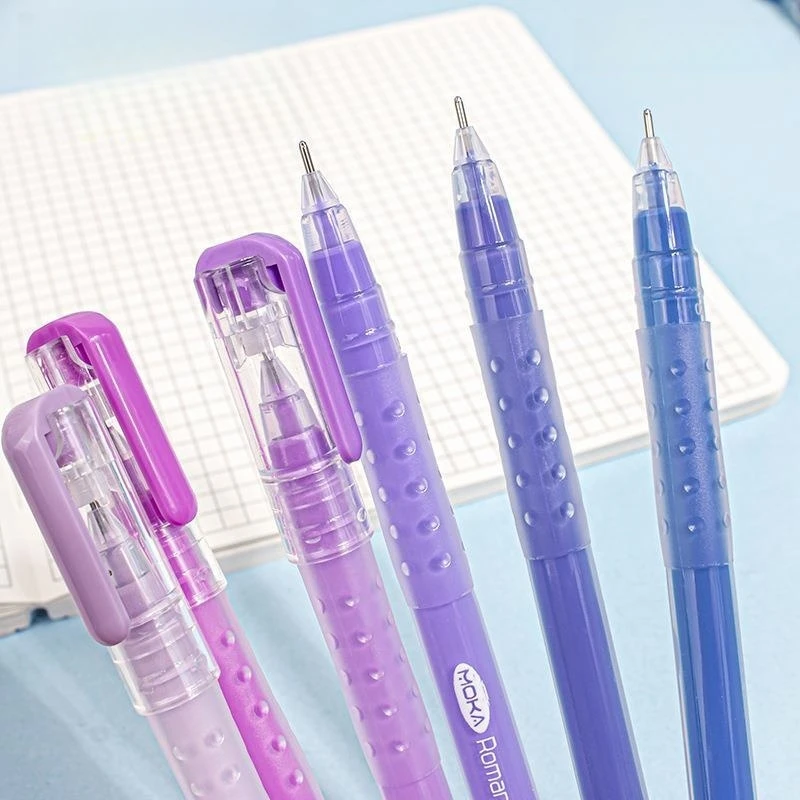 9-teiliges romantisches mehrfarbiges Stiftset mit Gel-Tinte, Vintage-Marker, Liner, 0,5 mm Kugelschreiber, Schreibwaren, Geschenk, F3091 – Detail 4