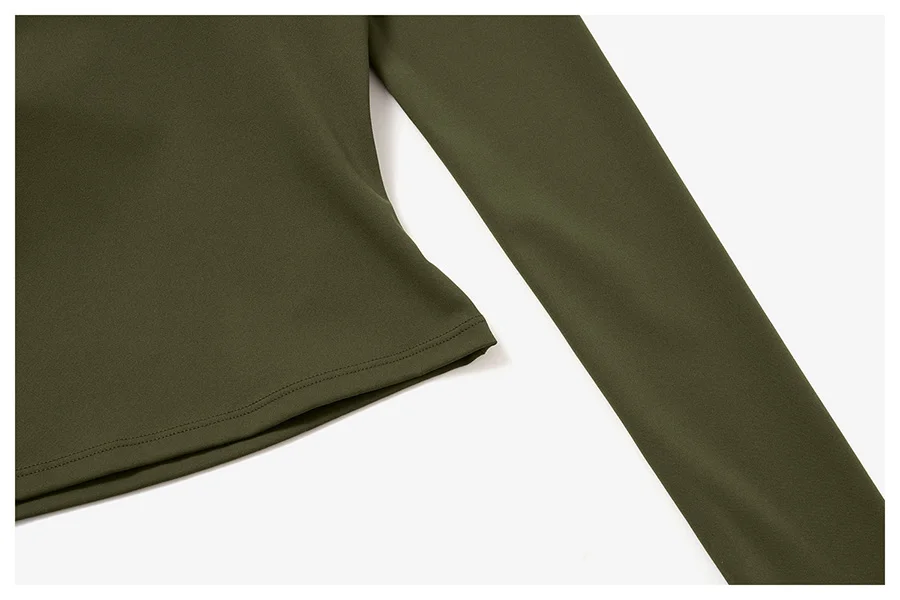 2-teiliges Yoga-Set für Damen, Langarm-Fitness-Oberteil, Trainingsanzug, Sportbekleidung, High-Waist-Hose mit geradem Bein, Fitness-Sportanzug – Detail 30