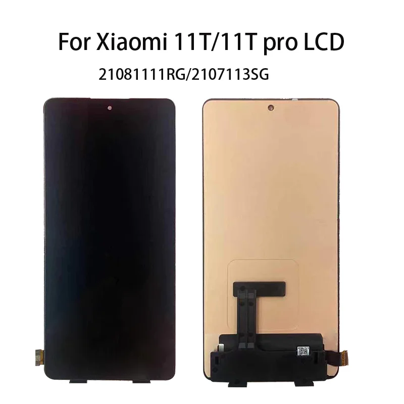 AMOLED 6.67" For Xiaomi 11T Pro LCD 2107113SG Display Touch Screen Digitizer Assembly For Xiaomi 11T Screen replacement