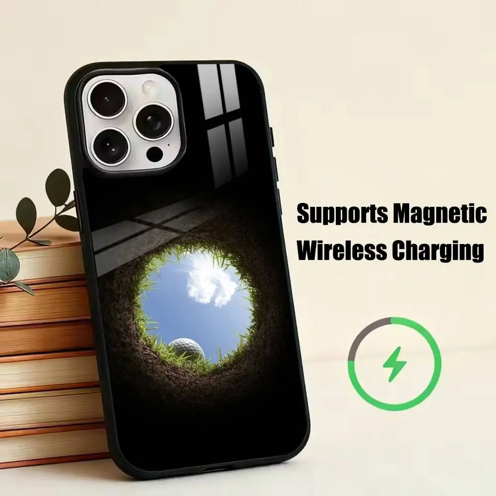 S-Sport of G-Golf  Phone Case For iPhone17,16,15,14,13,12,11 Plus,Pro Supports Magnetic Wireless Charging Gift