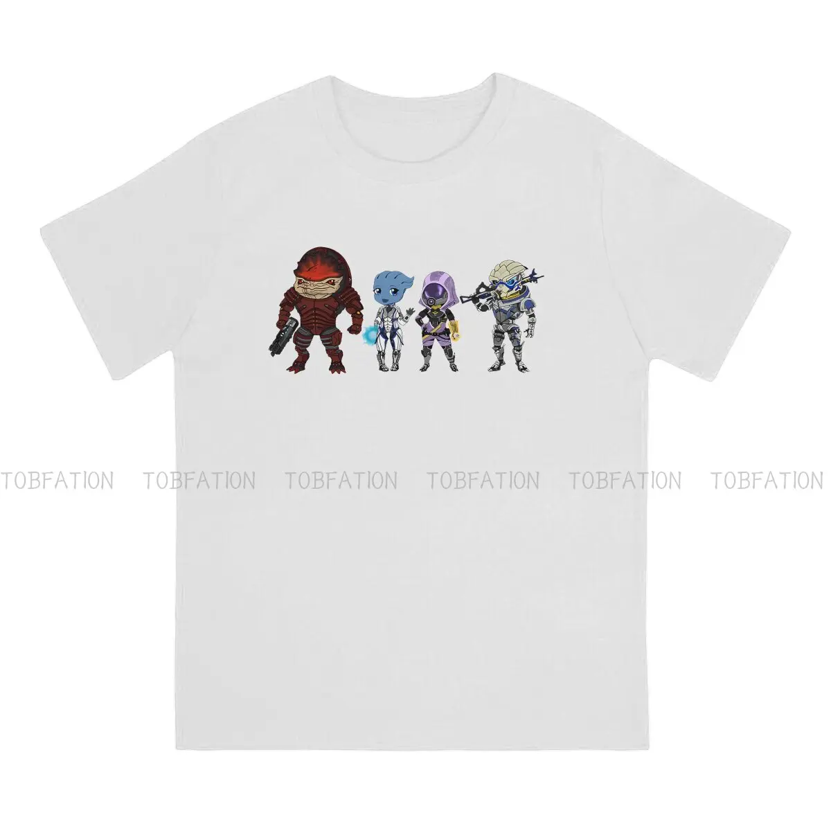 Mass Effect ME1 Game Pure Cotton TShirt The Crew Classic T Shirt Homme Men Clothes New Design