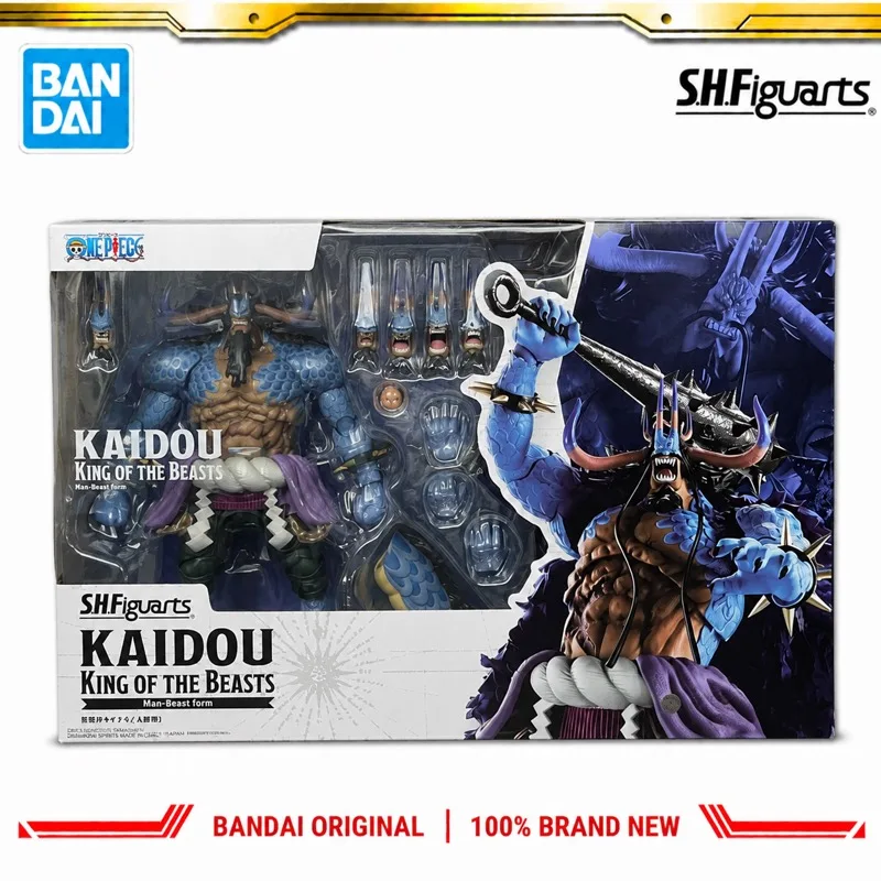 In Stock Bandai Original S H Figuarts One Piece Kaido Action Figure Model Doll Brand New Boxed Anime Characters Toys Model
