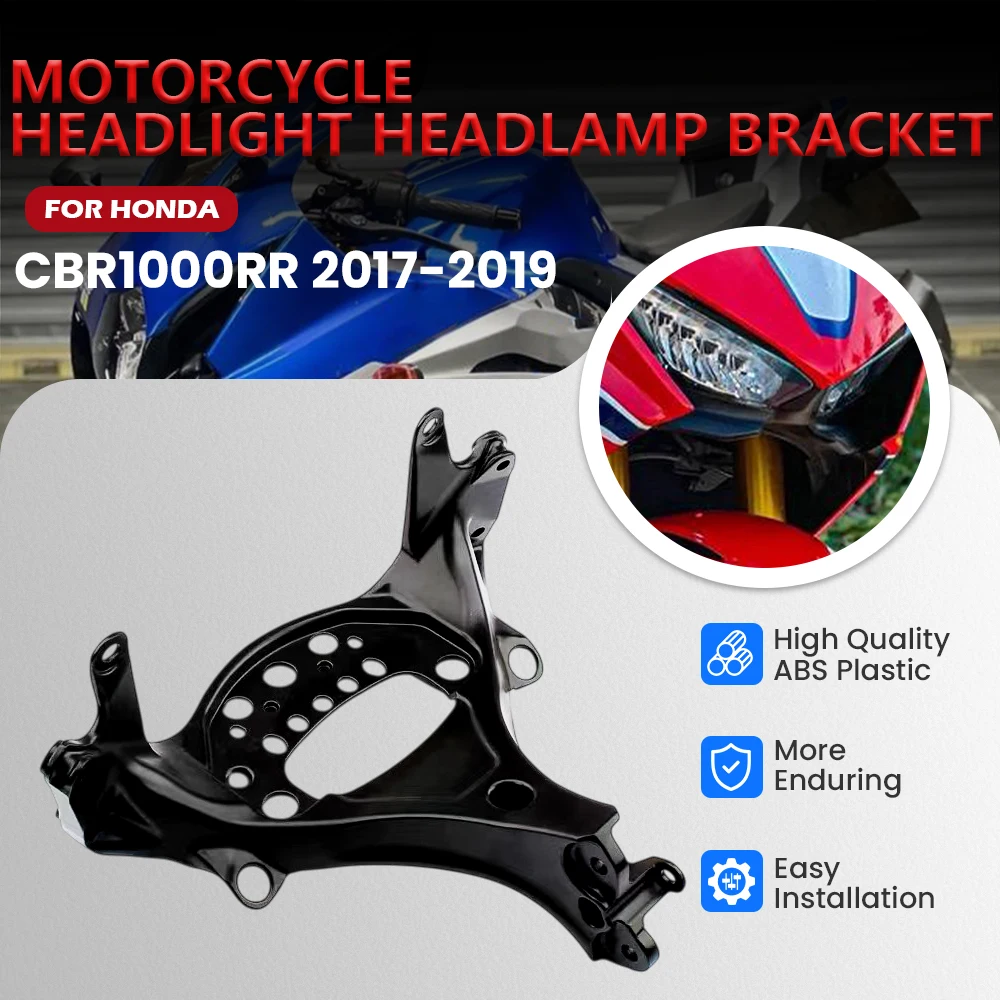 

Motorcycle Front Headlight Headlamp Bracket Fairing Stay Head Cowling For HONDA CBR1000RR 2017-2019