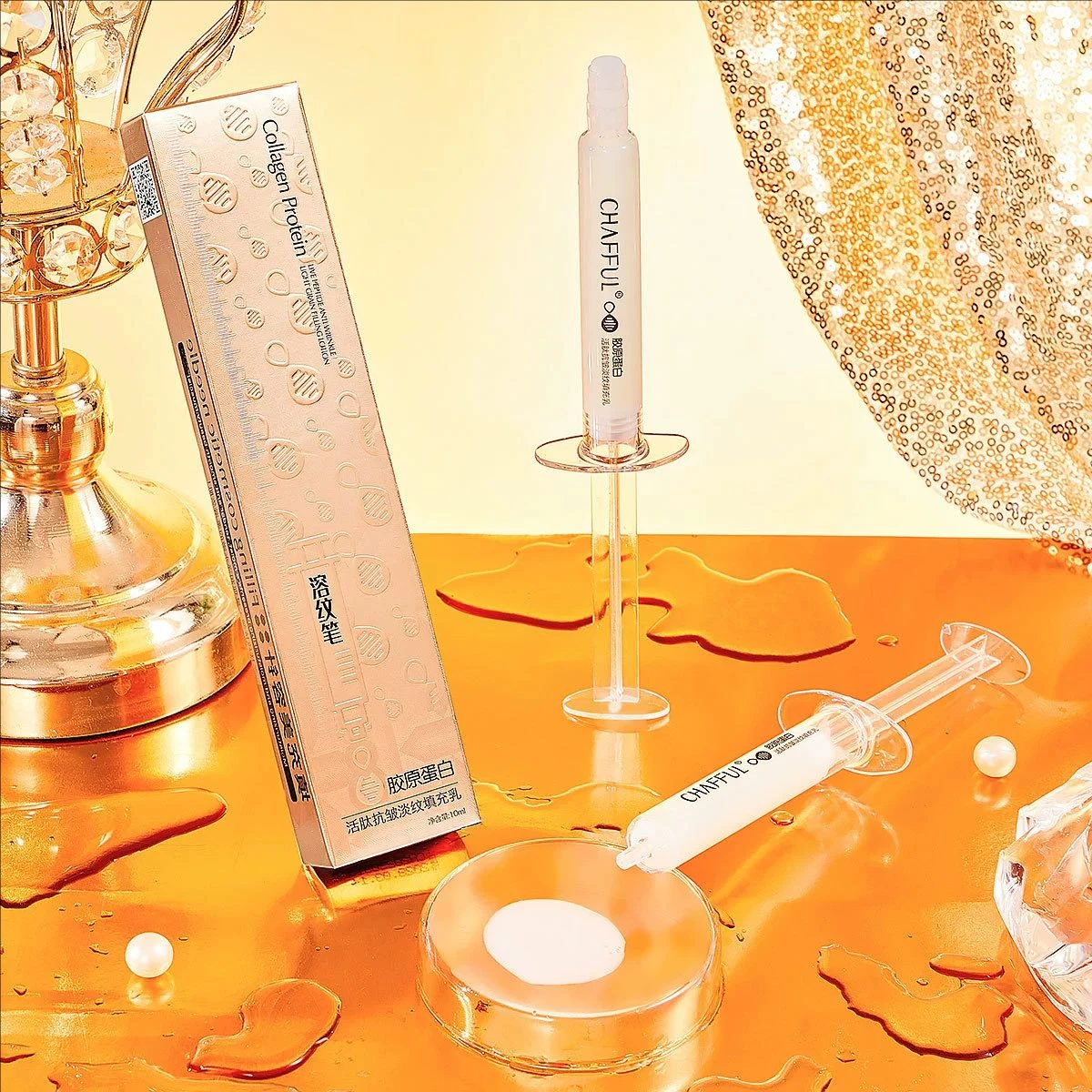 Collagen Peptide Smoothing Plumping Emulsion Deep Hydration Nourishing Moisturizer Anti-wrinkle Fade Fine Lines Filling Lotion
