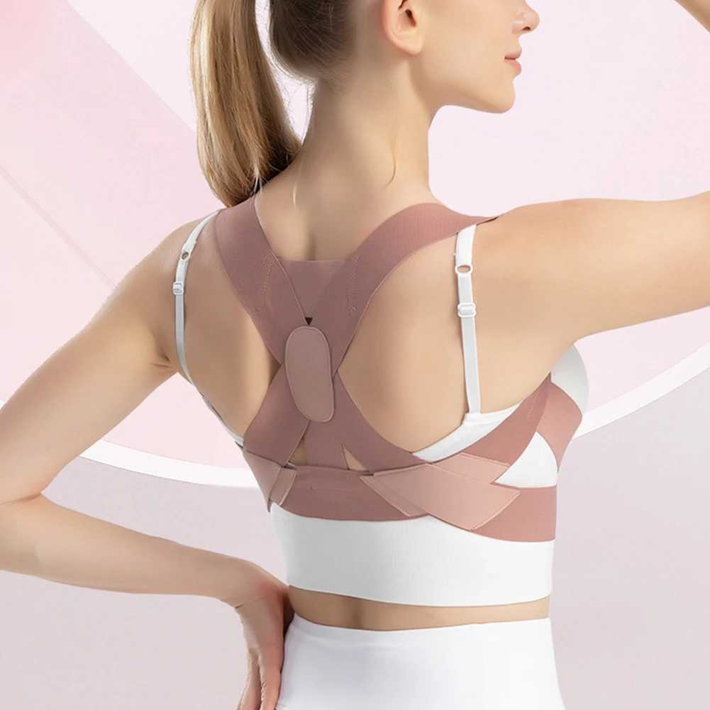 Women Back Posture Corrector Adjustable Upper Back Brace Invisible Shoulder Posture Brace Back Support for Lumbar Shoulder Spine