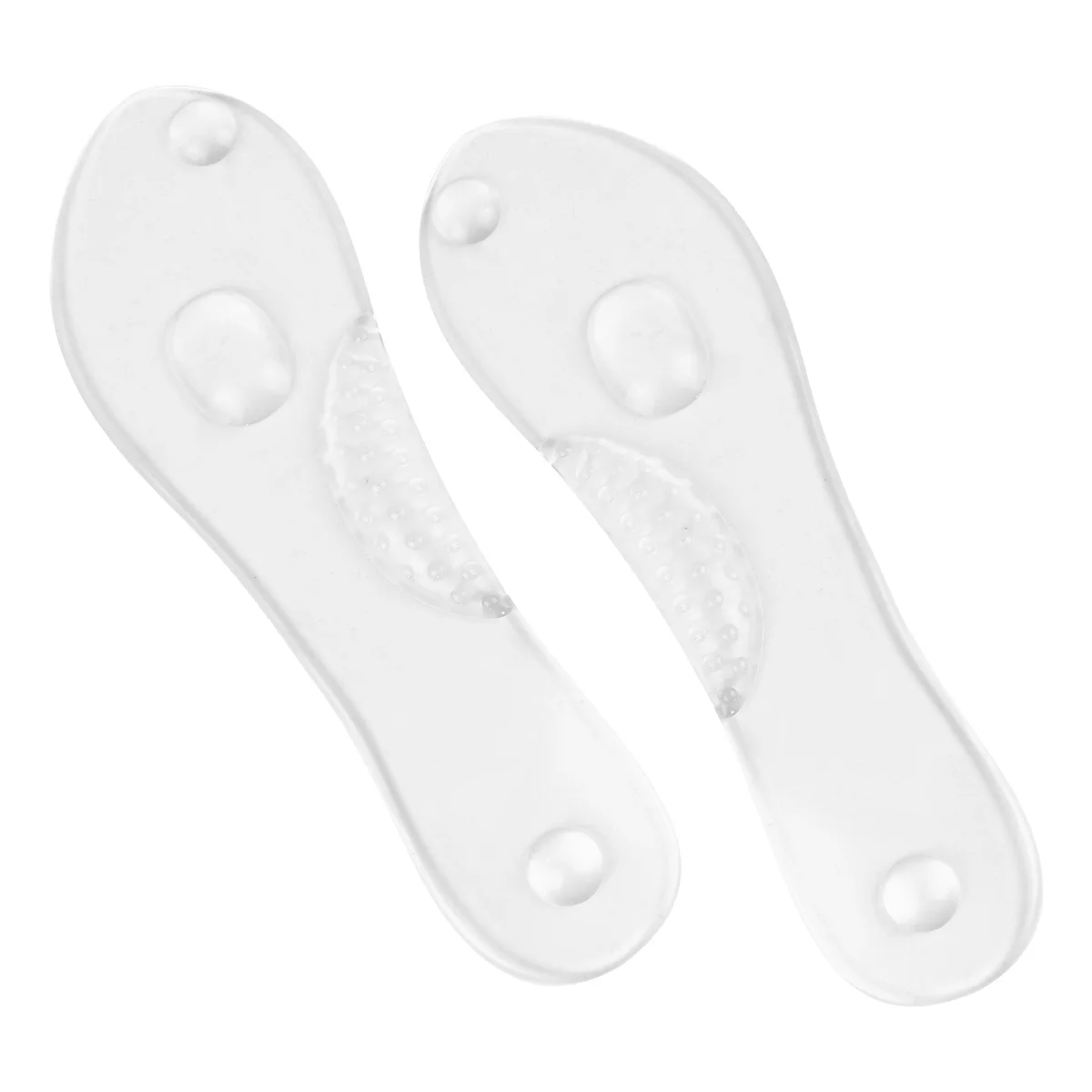 

2 Pairs PU Insoles Arch Support Cushion Non Slip Foot Pads for Women High Heels Sports Shoes Everyday Foot Care Tool
