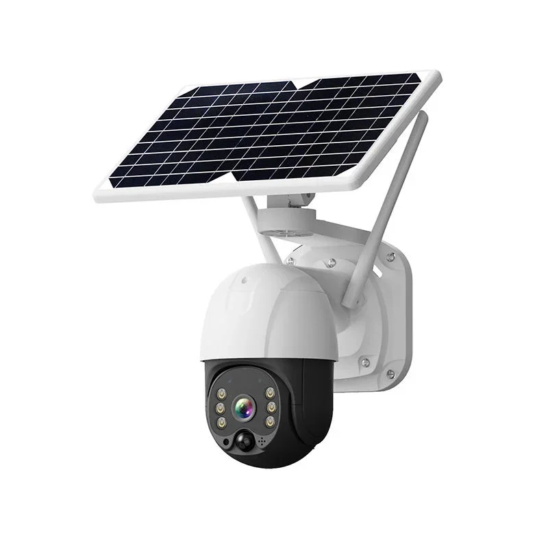 Solar 4G Camera With Sim Card Outdoor Colorful Night Vision Recording Security Solar 3MP CCTV 4G Camera