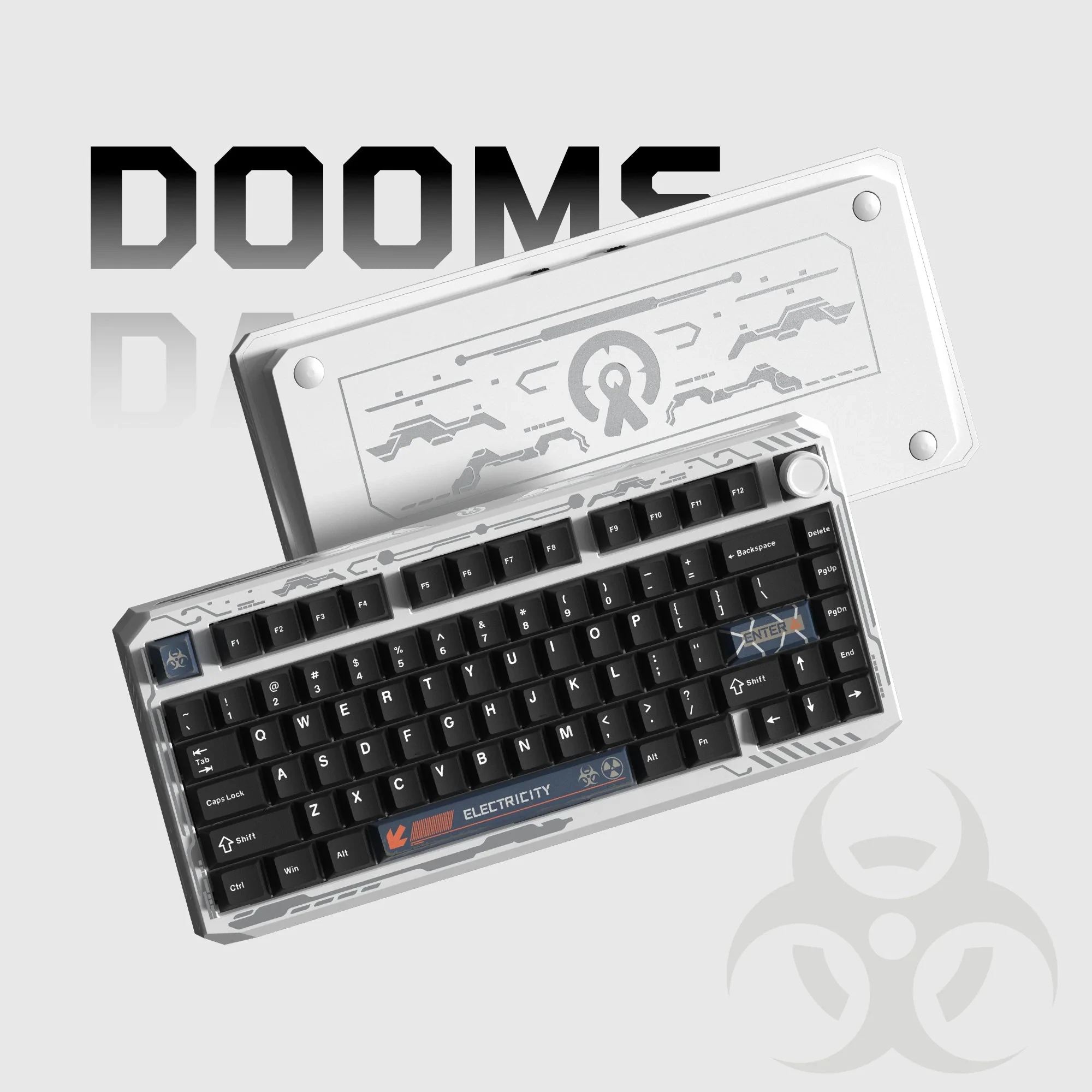 Womier Black ERA75 75% ワイヤレスメカニカルキーボード VIA/QMK対応