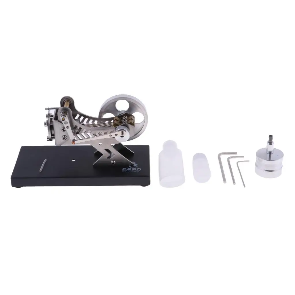 

Stirling Engine Model Micro Thermal Motor Metal Science Toy for Kids Education and Christmas Gift
