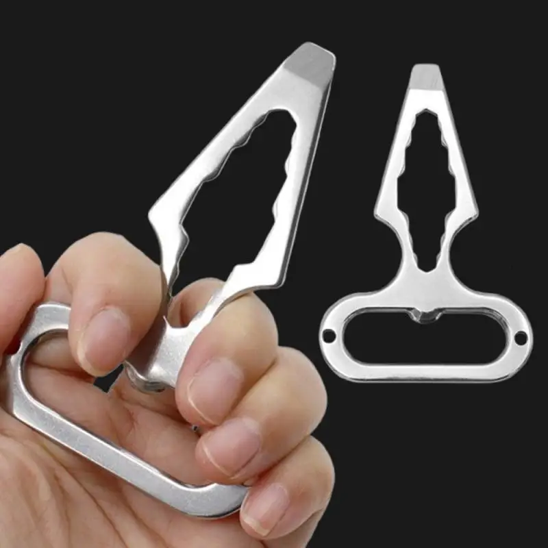 

Self Defense Weapons Outdoor EDC Survival Tool Personal Defence Keychian Stinger Bottle Opener Combination Wrench for Men Women