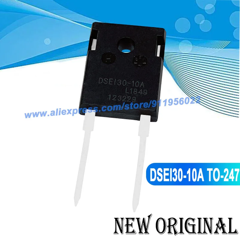 (5 Pieces) DSEI30-10A TO-247-2 1000V 30A