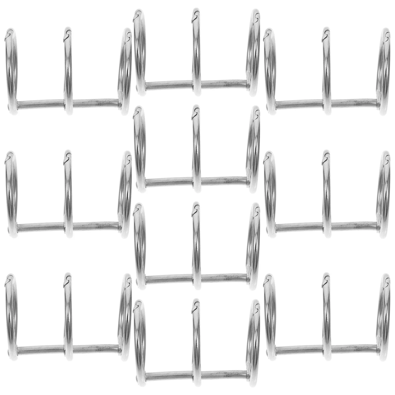 

20pcs Metal Loose Leaf Binder 20Mm 3-Hole Reusable Iron Book Rings For Diy Notebook Scrapbook Calendar Stationery Supplies