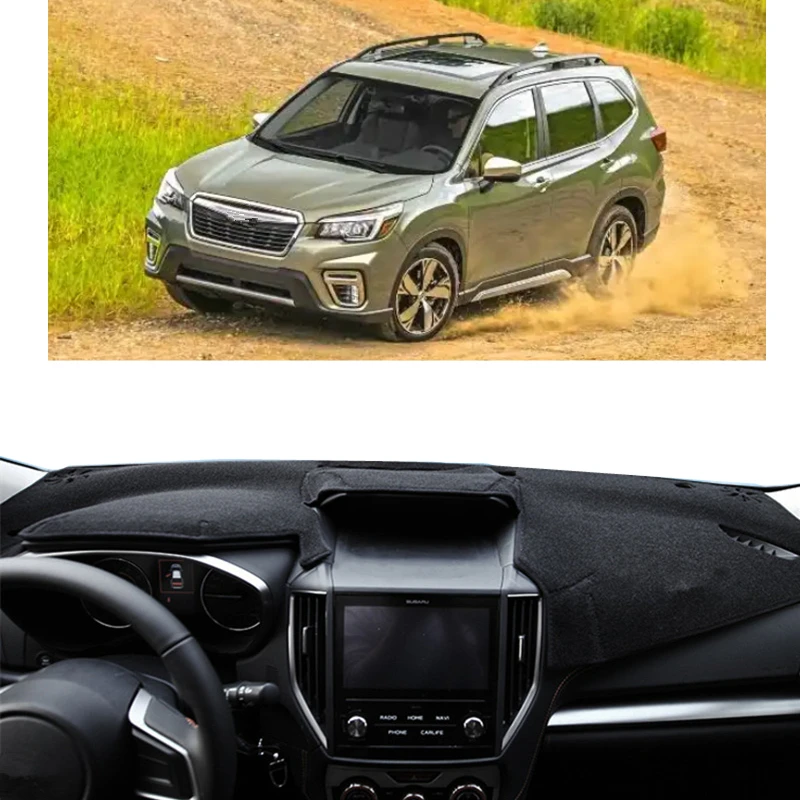 Dashboard Cover Sun Shade Mat Pad For Subaru XV Crosstrek Impreza 2017-2019 Forester SK 2018-2023 Dashmat Carpet Car Accessories