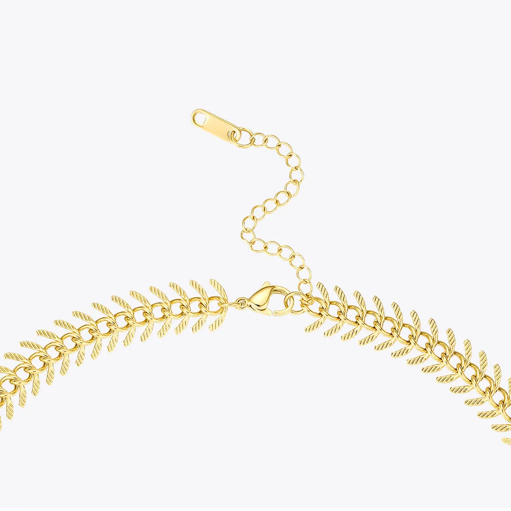 ENFASHION Punk Fancy Chain Necklace Women Stainless Steel Gold Color Centipede Choker Necklace Party Fashion Jewelry 2020 P3074