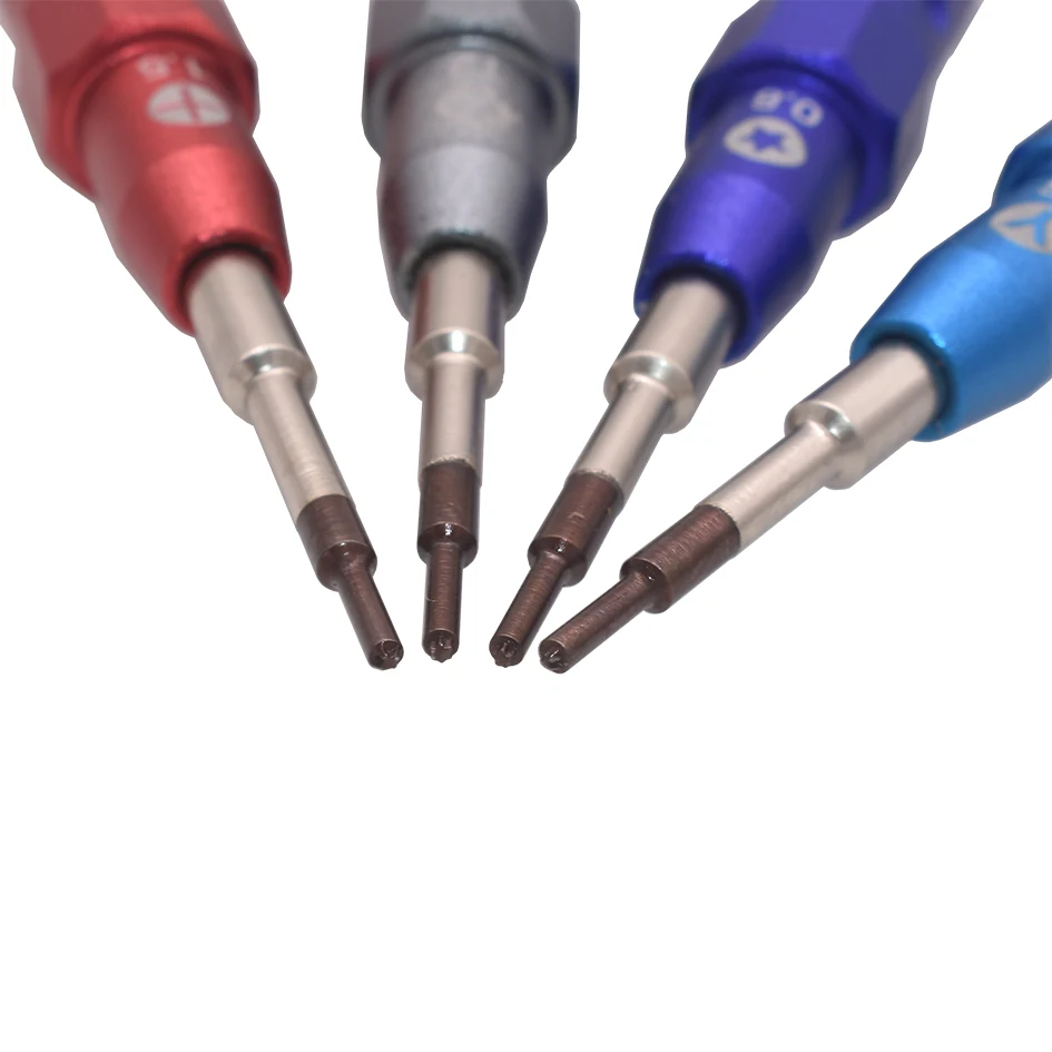 100% Real 3D Precision Screwdriver T2 Y0.6 Tri-wing Philips Pentalobe 0.8 for iPhone Huawei Repair Disassemble Tools 50pcs/lot