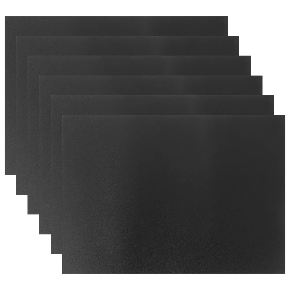 6 Stück magnetische Tafel, trocken abwischbare Tafeln, wiederverwendbares Whiteboard für Kühlschrank, Kühlschrank, Haushalt, Einkaufsliste, Nachrichtentafel