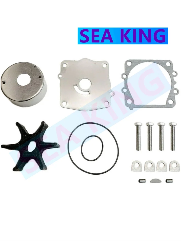 Water Pump Impeller Kit For Yamaha Outboard 75 90 115 130 HP 68V-W0078-00-00 68V-W0078-01-00 18-3442