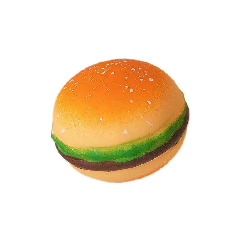 Burger Slow Rebound Squishy Spielzeug Super Weich Angenehmes Handgefühl Lebensmittelform Stressabbau Quetschspielzeug Angstabbau Fidget-Spielzeug