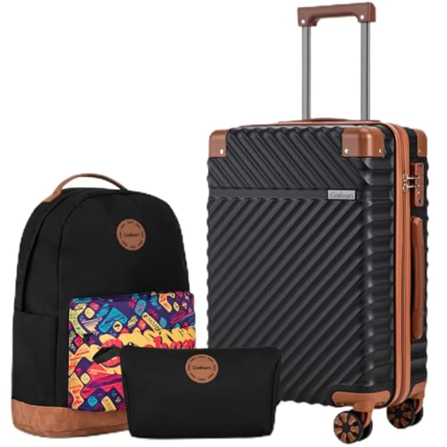 

Carry On Luggage 22x14x9 Airline Approved, Hardside 20 Inch Carry on Suitcases with Wheels, Hard Shell ABS Lightweight Carry on